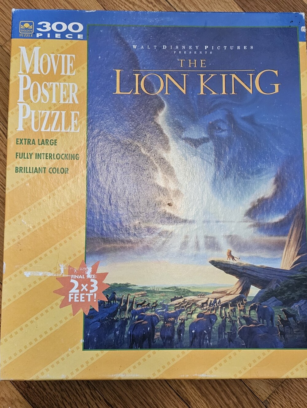 Vintage 1994 Disney's The Lion King Movie 2X3 Poster 300 Piece Puzzle